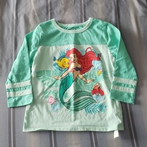 Girls Princess Ariel Long Sleeved